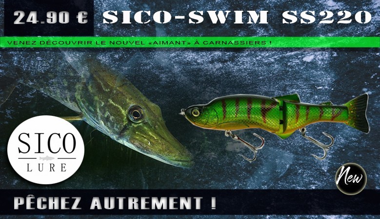 Leurre &agrave; Brochet SS220 Sico Lure